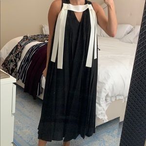 Black Pleated ASOS Cocktail Dress
